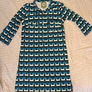 Elizabeth McKay geometric dress